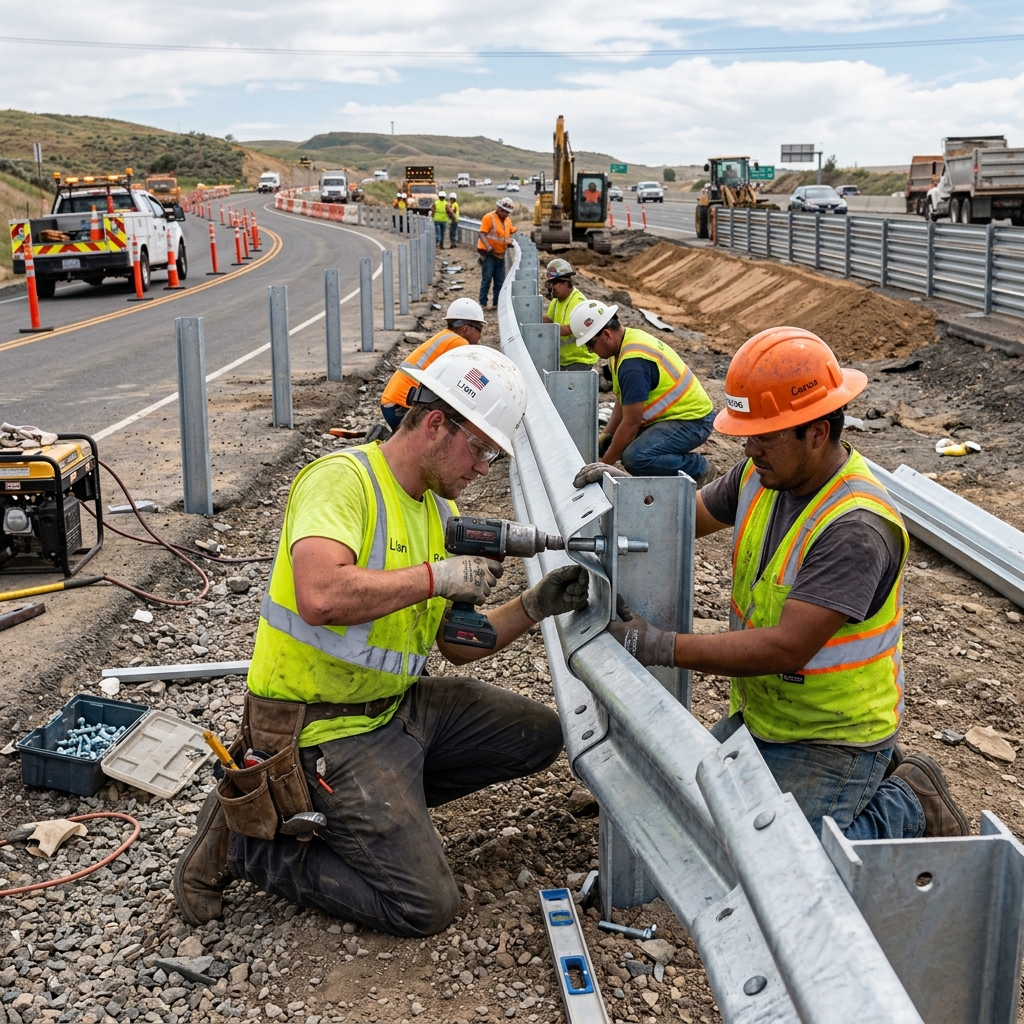 Workers installing crash 202604131335
