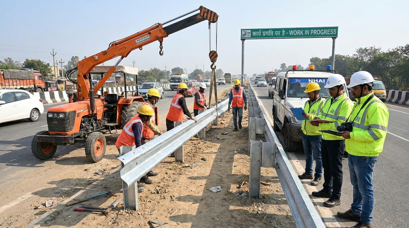 Highway_crash_barrier_repair_work_202605061551