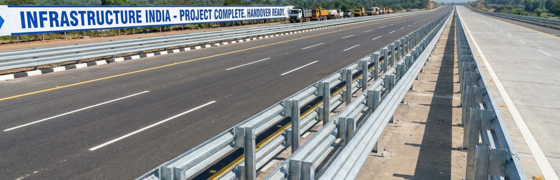 Crash Barrier Manufacturer in India manufacturing galvanized W Beam crash barriers