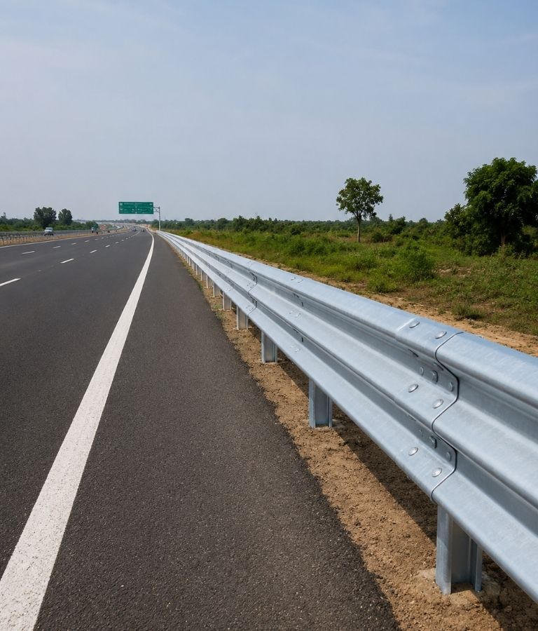 Double beam metal crash barrier - image 3