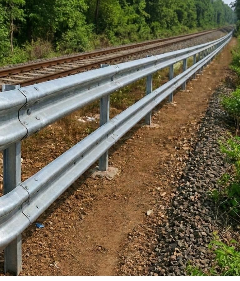 Railway beam metal crash barrier - image 2